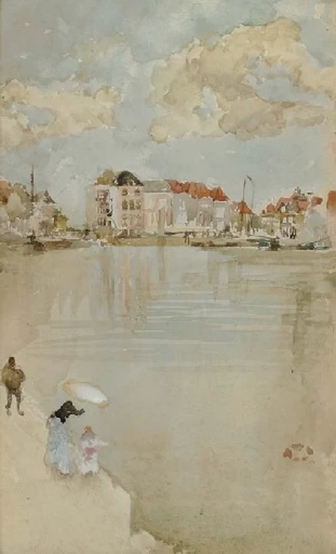 Ames McNeill Whistler - Nota in rosa e argento, Dordrecht